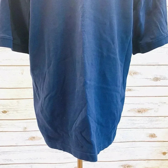 FOOT LOCKER Men Short Sleeve Collared Cotton White Polo Style Shirt Size Large - Picture 7 of 9